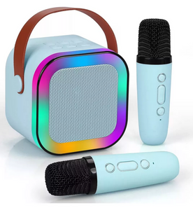 Bocina Bluetooth Karaoke 2 Microfonos